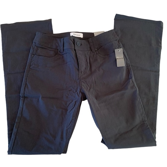 NEW Women's Bootcut Stretch pants size 0P Grey - Picture 3 of 16